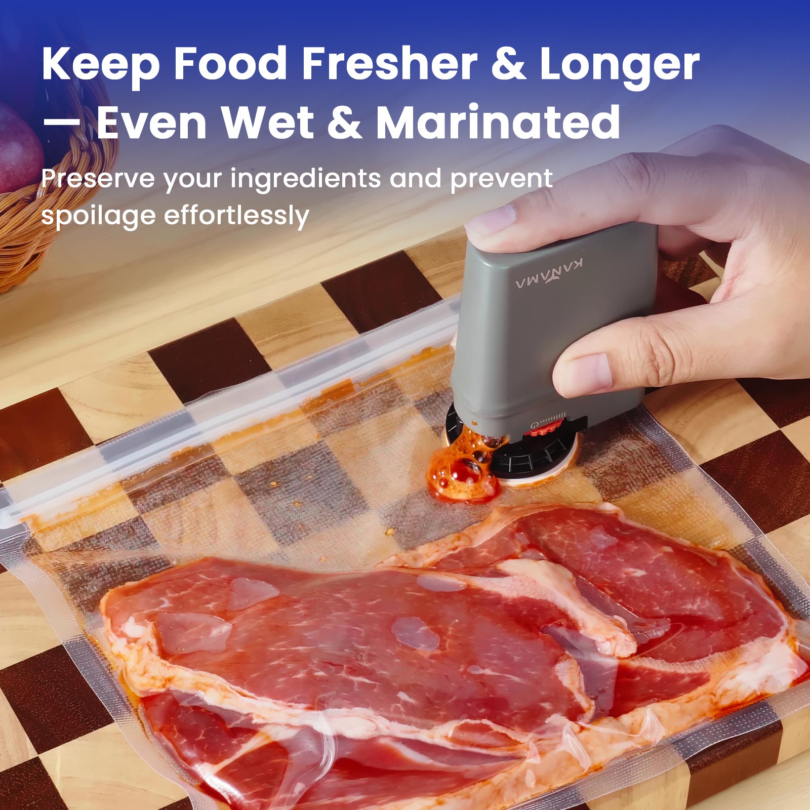 Halden® VersaPump: Waterproof High-Power Vacuum Sealer with Aeration System